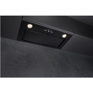 Hisense, 650 м³/ч, ширина 60 см, черный - Интегрируемая вытяжка