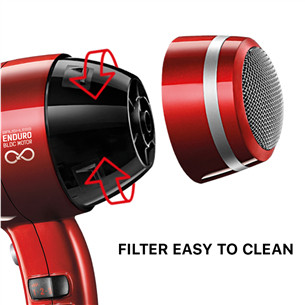 Valera Swiss Power4ever, 2400 W, red - Hair dryer