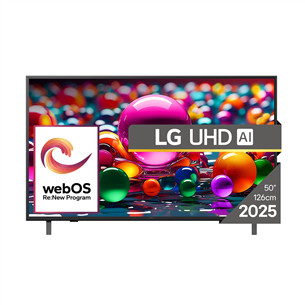 LG UHD AI UA75, 50'', 4K UHD, LED LCD, black - TV 50UA75003LA.AEU
