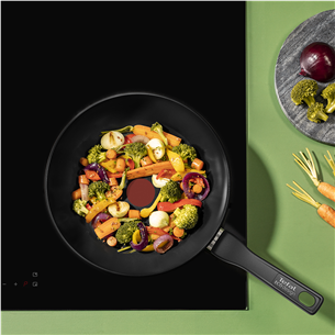 Tefal Renew, 28 cm, melna - Vokpanna