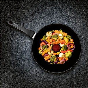 Tefal Renew, 28 cm, melna - Vokpanna