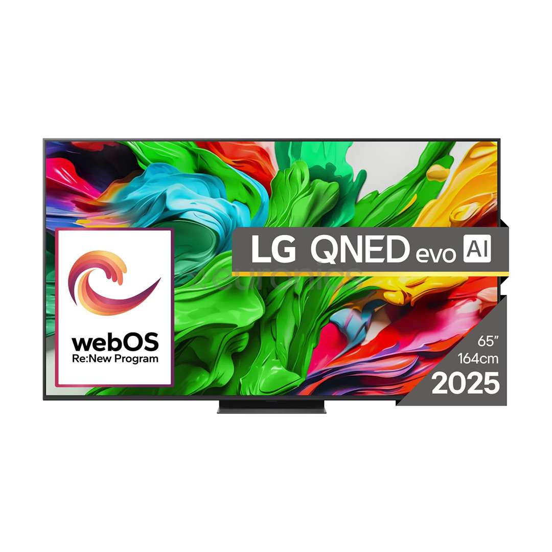 LG QNED86 evo AI, 65'', 4K UHD, QNED, Mini LED, black - TV
