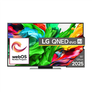 LG QNED86 evo AI, 55'', 4K UHD, QNED, Mini LED, melna - Televizors 55QNED86A3A.AEU
