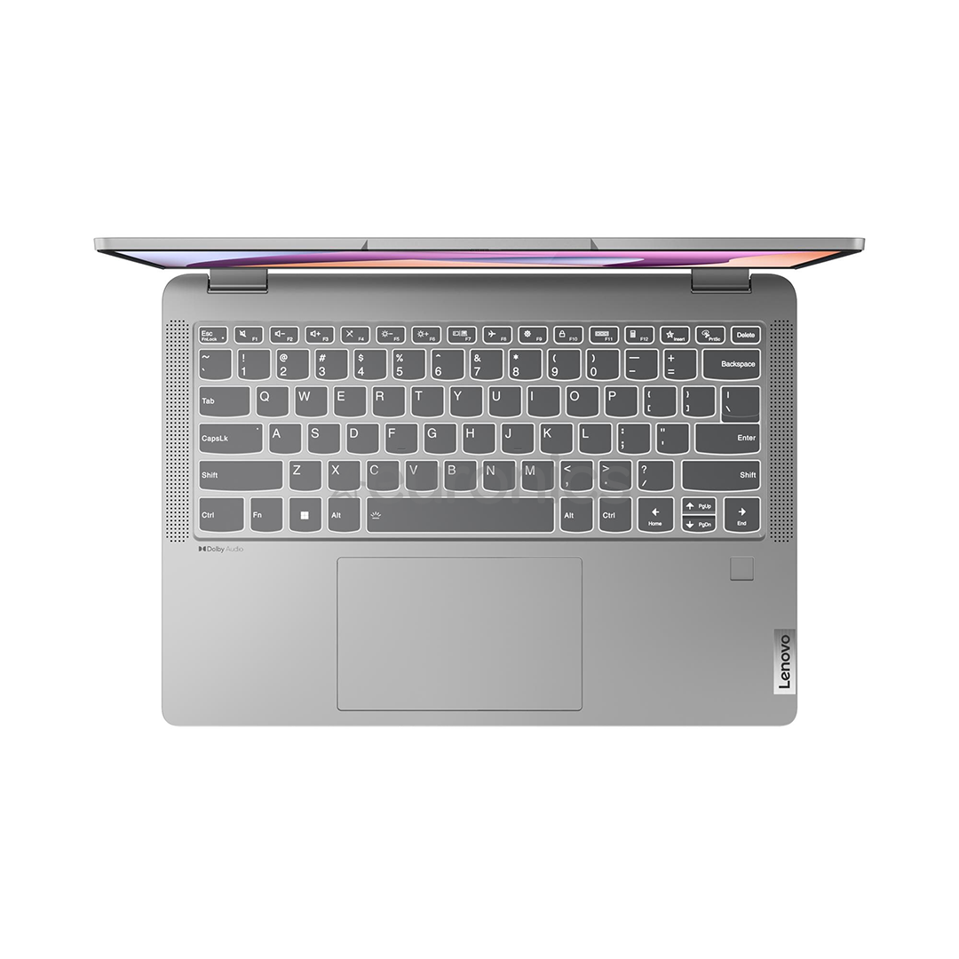 Lenovo IdeaPad Flex 5 14ABR8, 14'', WUXGA, Ryzen 7, 16 GB, 512 GB, ENG, pelēka - Portatīvais dators