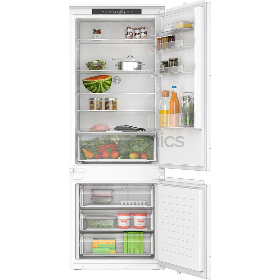 Bosch Series 2, NoFrost, 383 L, height 194 cm - Built-in refrigerator