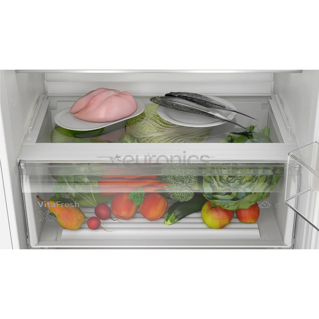 Bosch Series 2, NoFrost, 383 L, height 194 cm - Built-in refrigerator