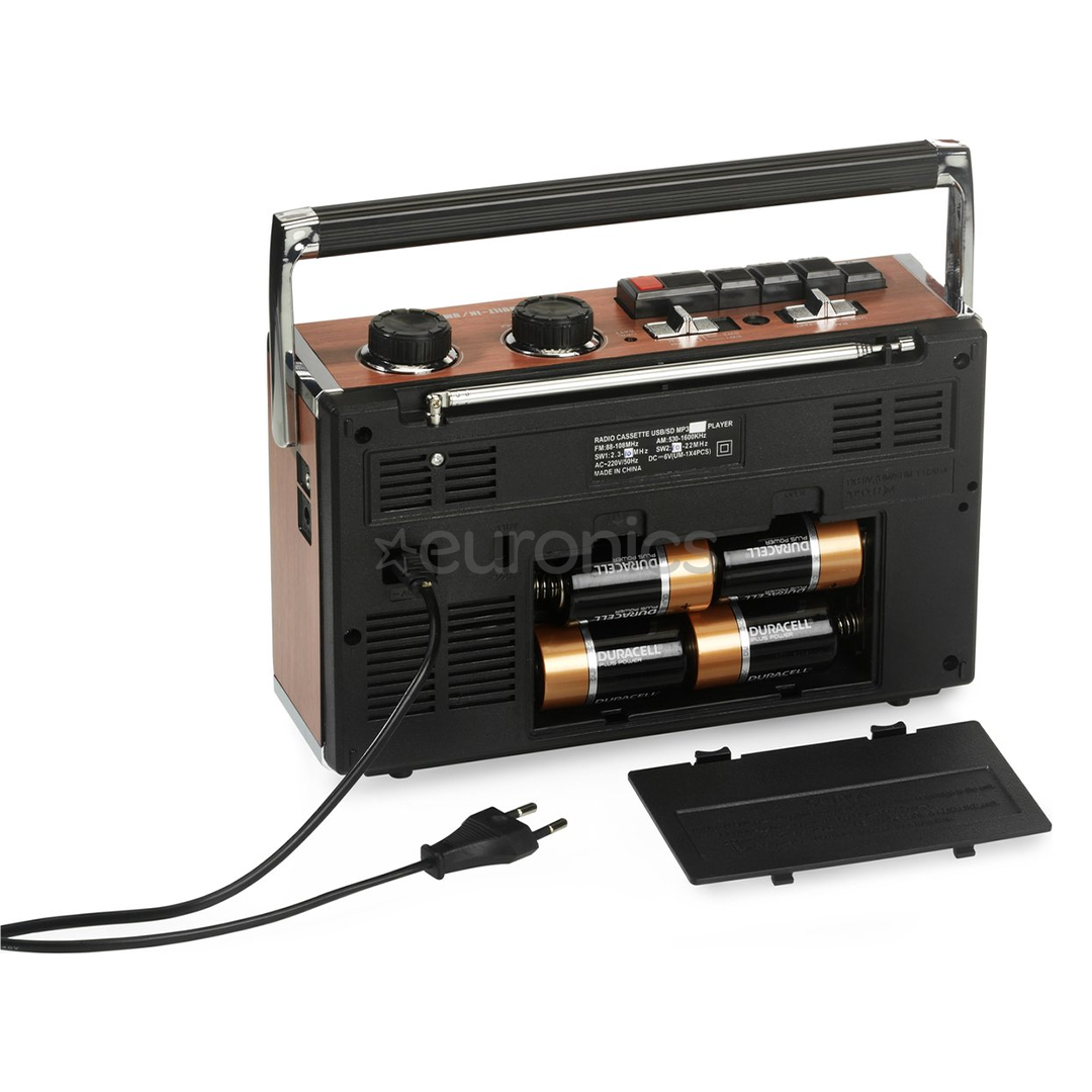 Ricatech PR85, melna/brūna - Radio