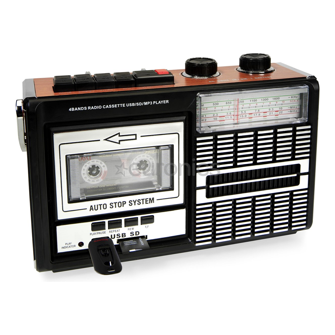 Ricatech PR85, melna/brūna - Radio