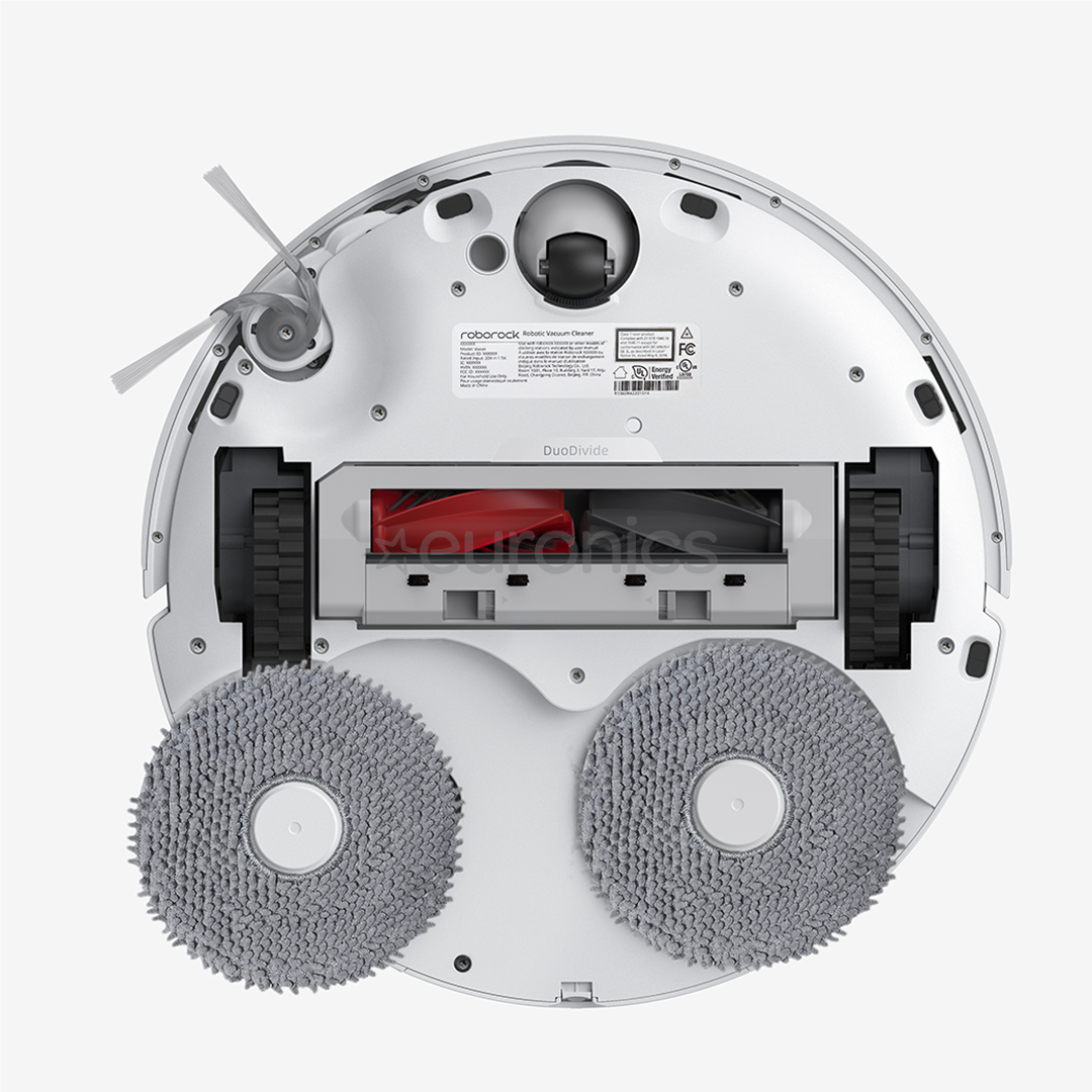 Roborock QRevo Curv, сухая и влажная уборка, белый - Робот-пылесос