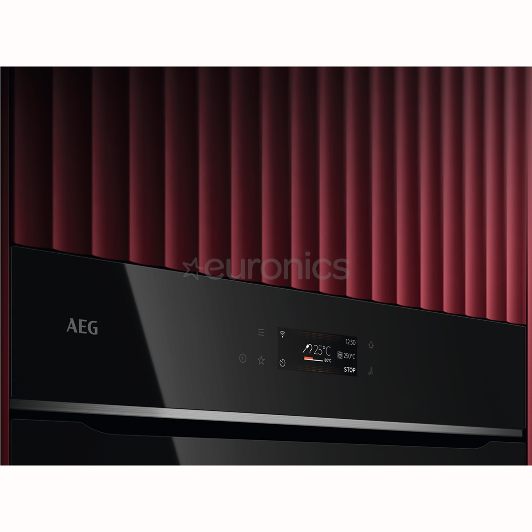 AEG 7000 Series MealAssist, 71 л, пиролитическая очистка, черный - Интегрируемый духовой шкаф