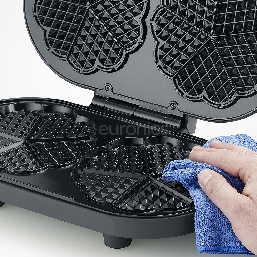 Severin, 1200 W, black - Waffle maker