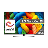 LG NANO81 AI, 75'', LED LCD, NanoCell, melna - Televizors