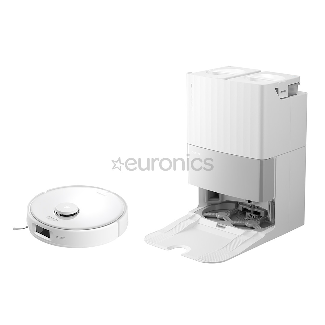 Roborock Q Revo Edge 5V1, Wet & Dry, balta - Robots putekļu sūcējs