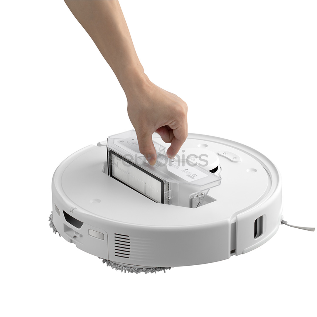 Roborock Q Revo Edge 5V1, Wet & Dry, balta - Robots putekļu sūcējs