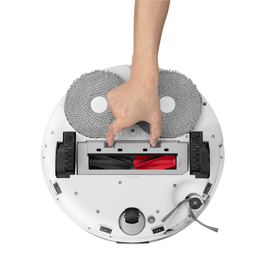 Roborock Q Revo Edge 5V1, Wet & Dry, balta - Robots putekļu sūcējs