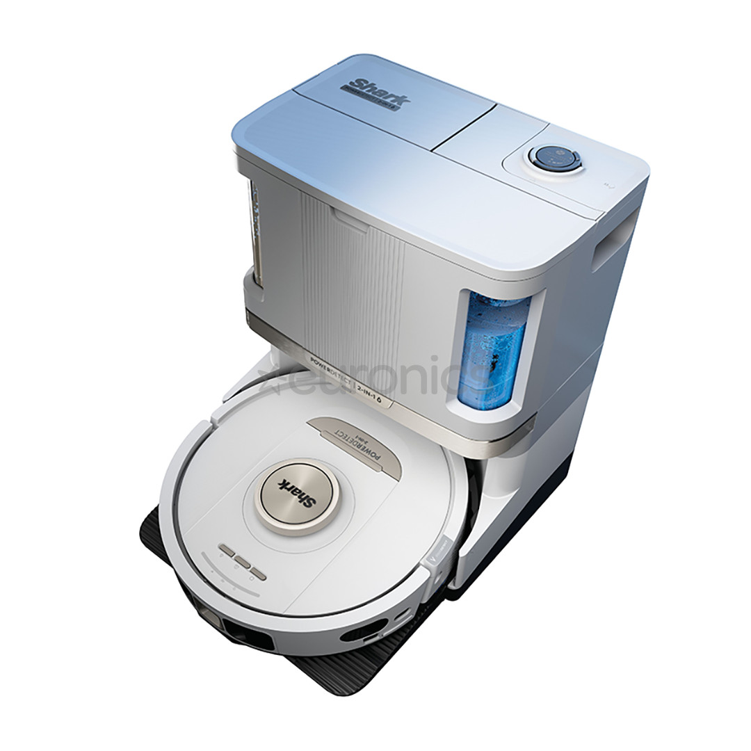 Shark PowerDetect NeverTouch Pro, сухая и влажная уборка, белый - Робот-пылесос