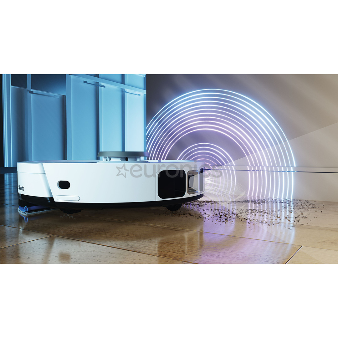 Shark PowerDetect NeverTouch Pro, сухая и влажная уборка, белый - Робот-пылесос