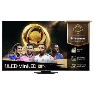 Hisense U8Q, 55'', 4K UHD, ULED, Mini LED, черный - Телевизор 55U8Q
