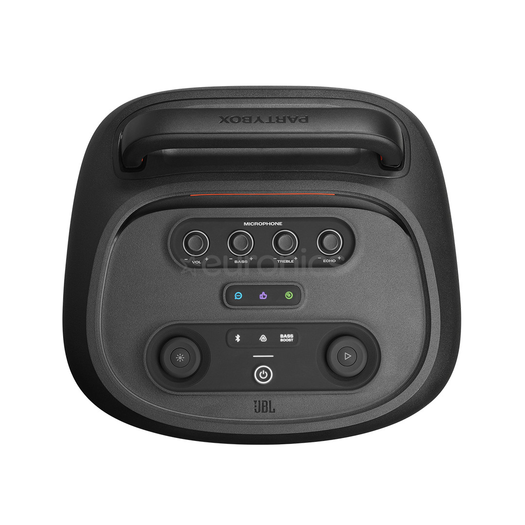 JBL Partybox Stage 520, melna - Portatīvā mūzikas sistēma
