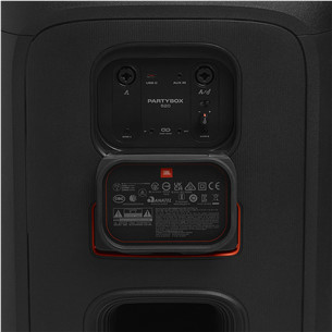 JBL Partybox Stage 520, melna - Portatīvā mūzikas sistēma