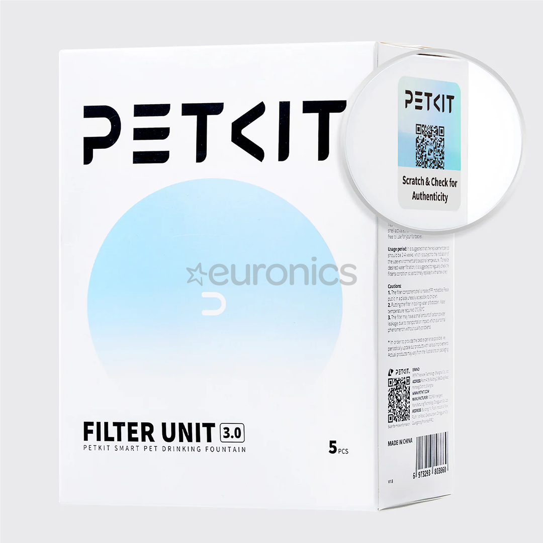 Petkit G3, 5 gab. - Filtri mājdzīvnieku dzirdinātavai/strūklakai