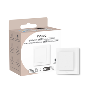 Aqara Light Switch H2, 2 buttons, white - Smart wall switch