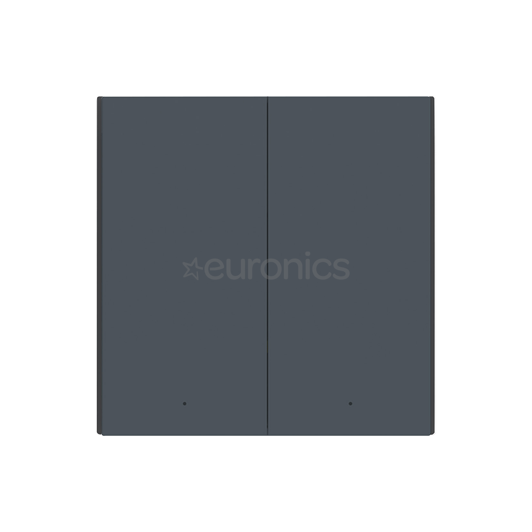 Aqara Smart Wall Switch H1, bez nulles, dubultslēdzis, pelēka - Viedais slēdzis