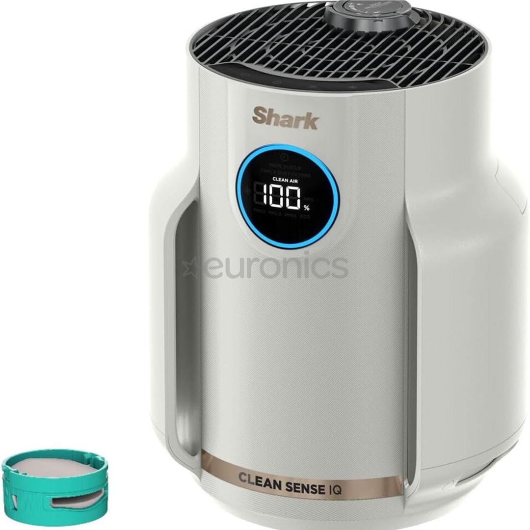 Shark NeverChange5 Compact Pro, balta - Gaisa attīrītājs