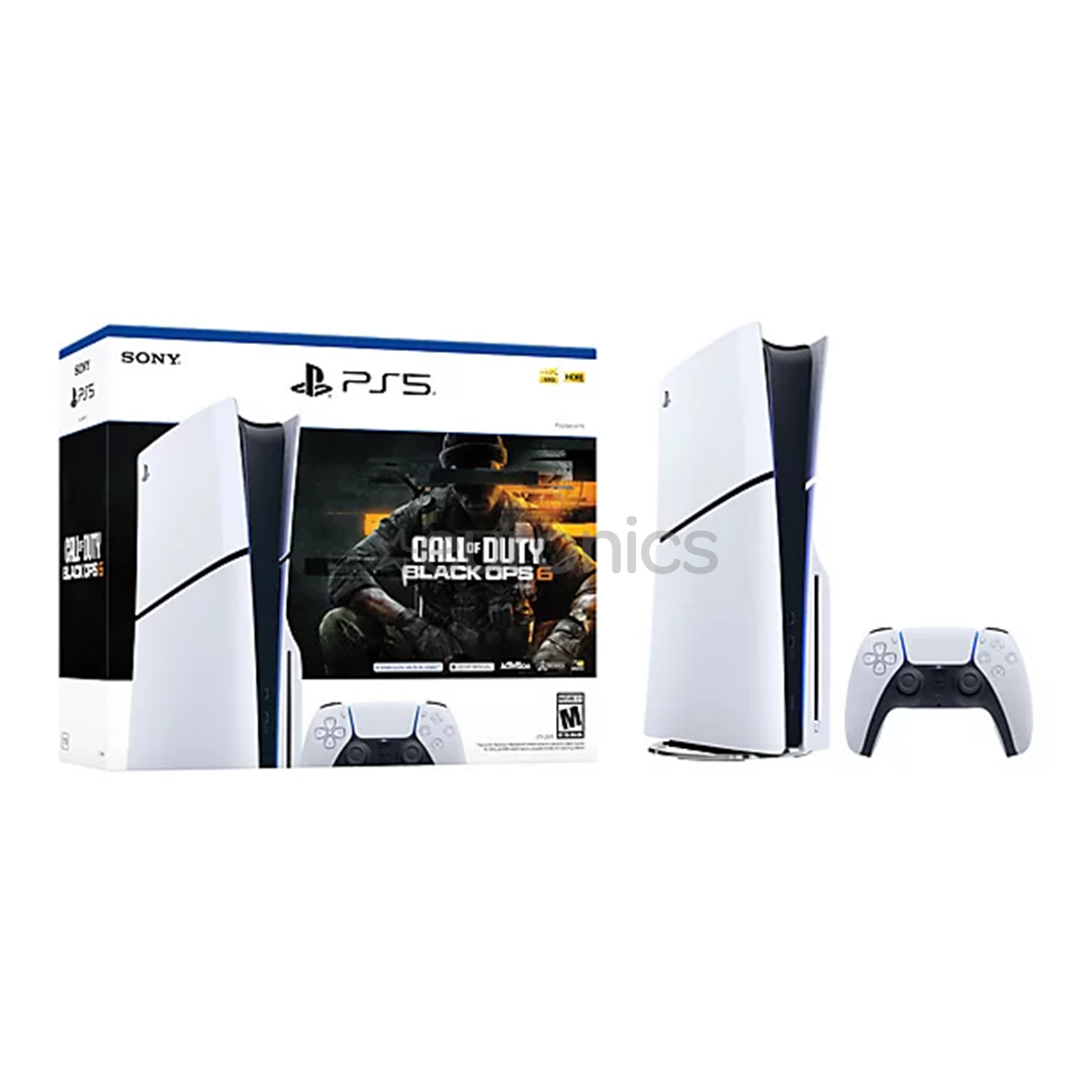 Sony PlayStation 5 Slim + Call of Duty®: Black Ops 6 , white - Gaming console