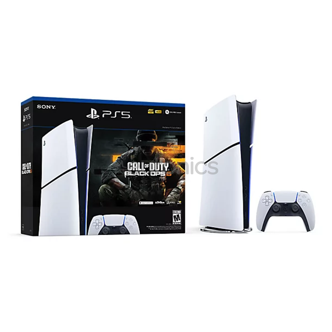 Sony PlayStation 5 Slim Digital + Call of Duty®: Black Ops 6, white - Gaming console
