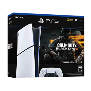 Sony PlayStation 5 Slim Digital + Call of Duty®: Black Ops 6, white - Gaming console