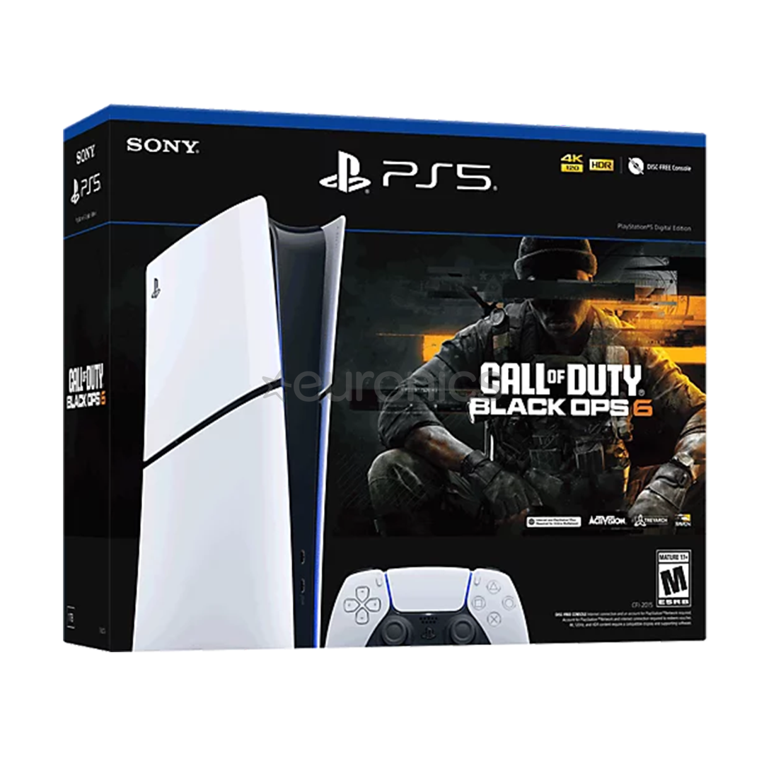 Sony PlayStation 5 Slim Digital + Call of Duty®: Black Ops 6, white - Gaming console