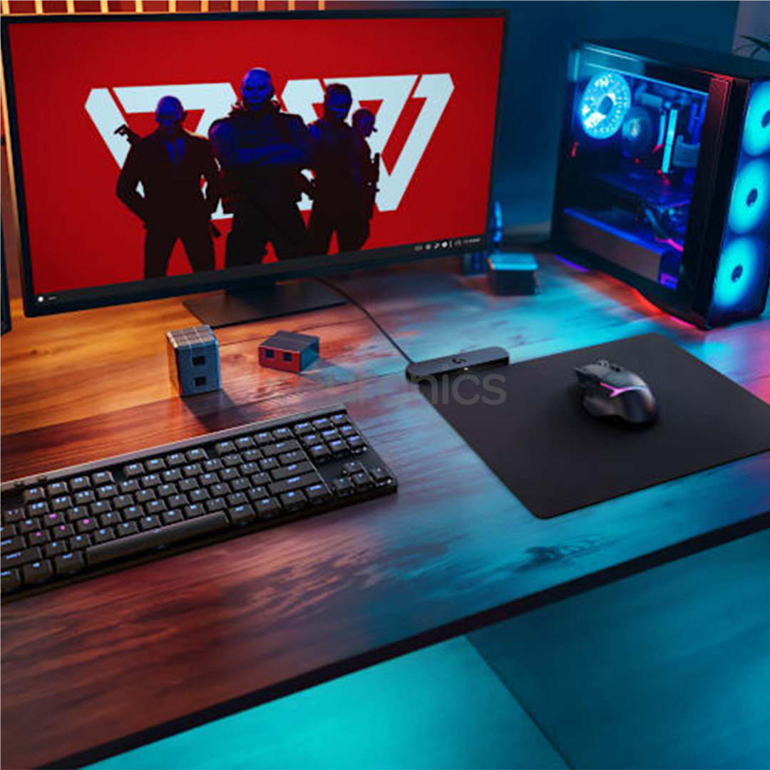 Logitech POWERPLAY 2, melna - Datorpeles paliktnis