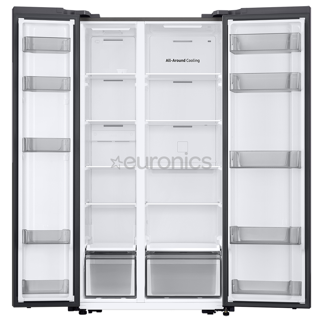 Samsung, NoFrost, 583 L, height 178 cm, silver - SBS refrigerator