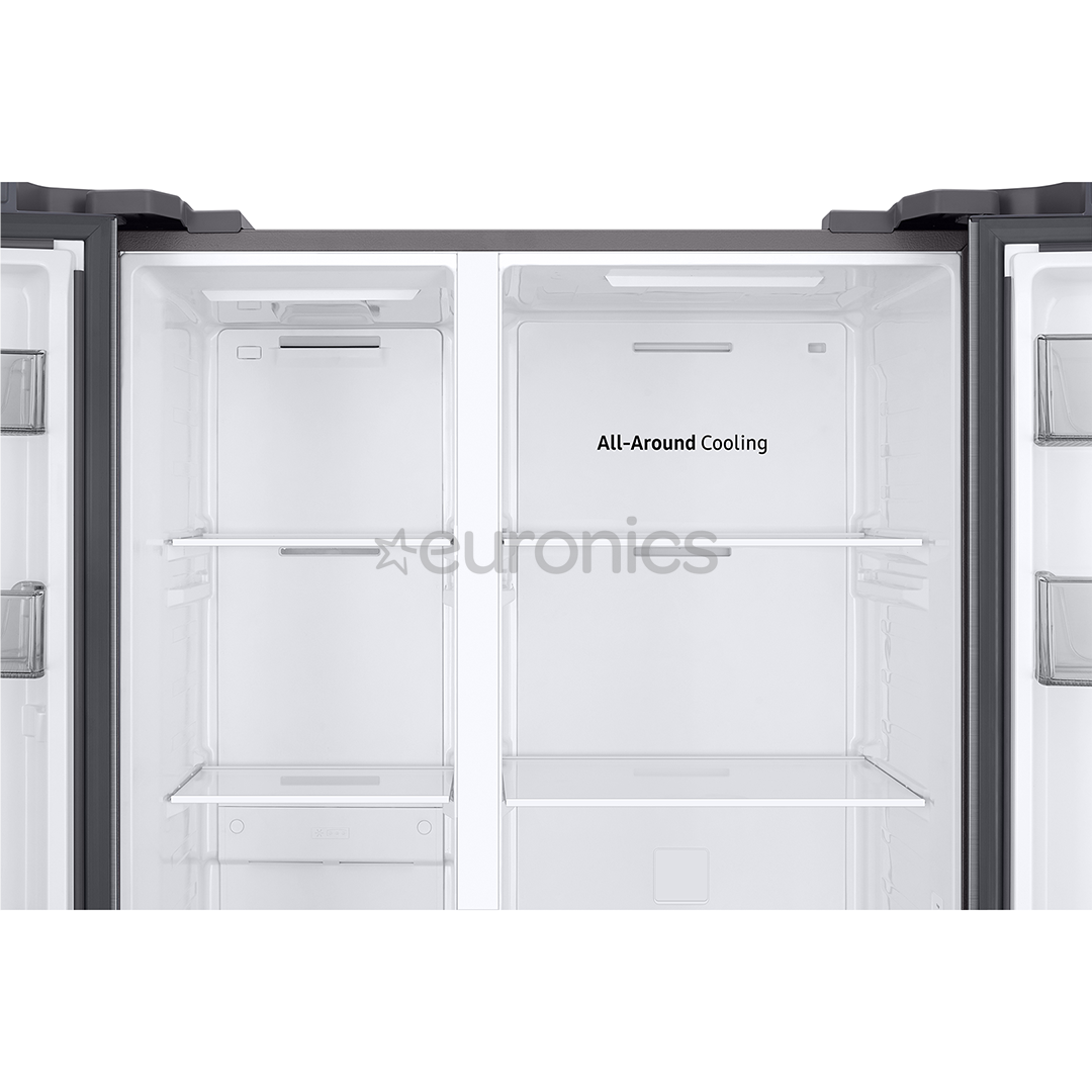 Samsung, NoFrost, 583 L, height 178 cm, silver - SBS refrigerator