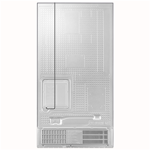Samsung, NoFrost, 583 L, height 178 cm, silver - SBS refrigerator