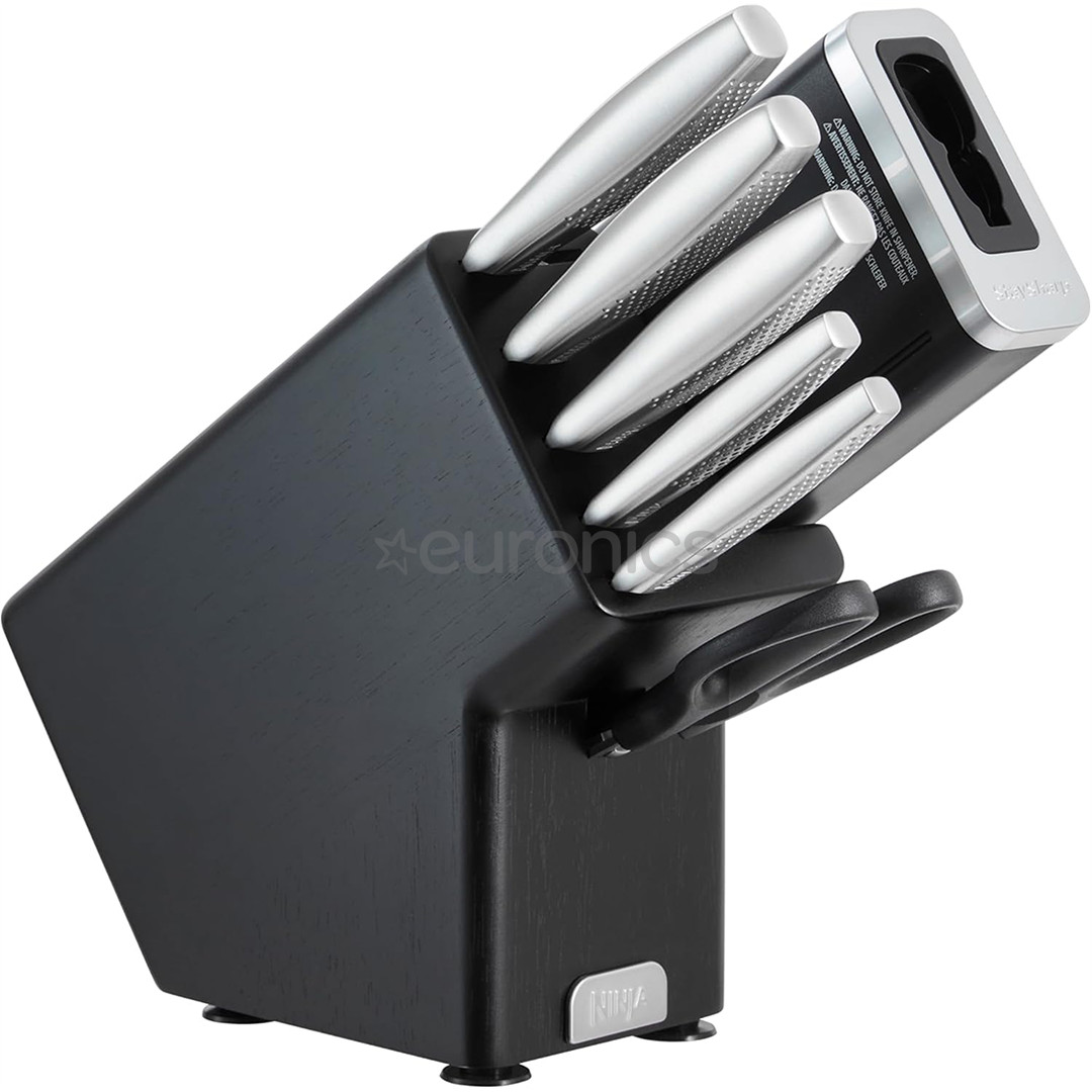 Ninja StaySharp, 6 предметов, нерж. сталь/черный - Комплект ножей c подставкой