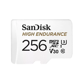 SanDisk High Endurance, MicroSDXC, 256 GB, balta - Atmiņas karte