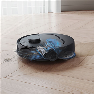 Ecovacs Deebot N30 Pro Omni, Wet & Dry, melna - Robots putekļu sūcējs
