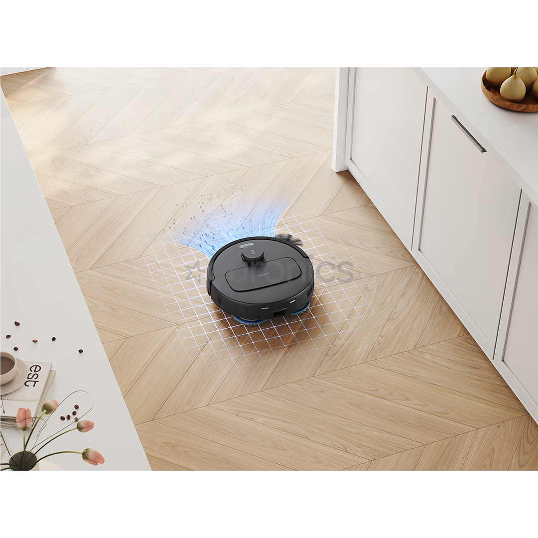 Ecovacs Deebot N30 Pro Omni, Wet & Dry, melna - Robots putekļu sūcējs