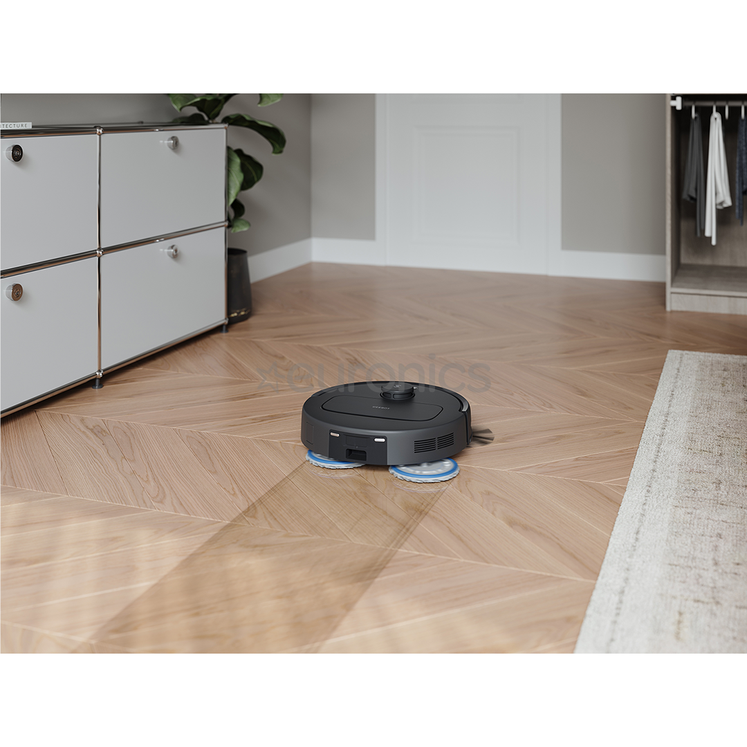 Ecovacs Deebot N30 Pro Omni, Wet & Dry, melna - Robots putekļu sūcējs