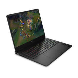 HP Omen 16, 16'', WUXGA, 144 Hz, Ryzen AI 7, 24 GB, 512 GB, ENG, melna - Portatīvais dators