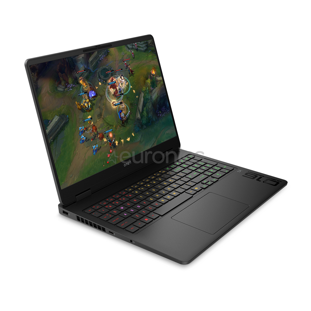 HP Omen 16, 16'', WUXGA, 144 Hz, Ryzen AI 7, 24 GB, 512 GB, ENG, melna - Portatīvais dators