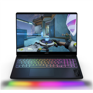 HP Omen Max 16, 16'', WUXGA, 165 Hz, Ryzen AI 9, 32 GB, 1 TB, RTX 5080, ENG, shadow black - Notebook BP7R2EA#ABB