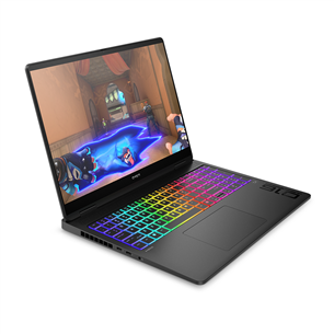 HP Omen Max 16, 16'', WUXGA, 165 Hz, Ryzen AI 9, 32 GB, 1 TB, RTX 5080, ENG, melna - Portatīvais dators