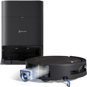Ecovacs Deebot T80 Omni, Wet & Dry, melna - Robots putekļu sūcējs