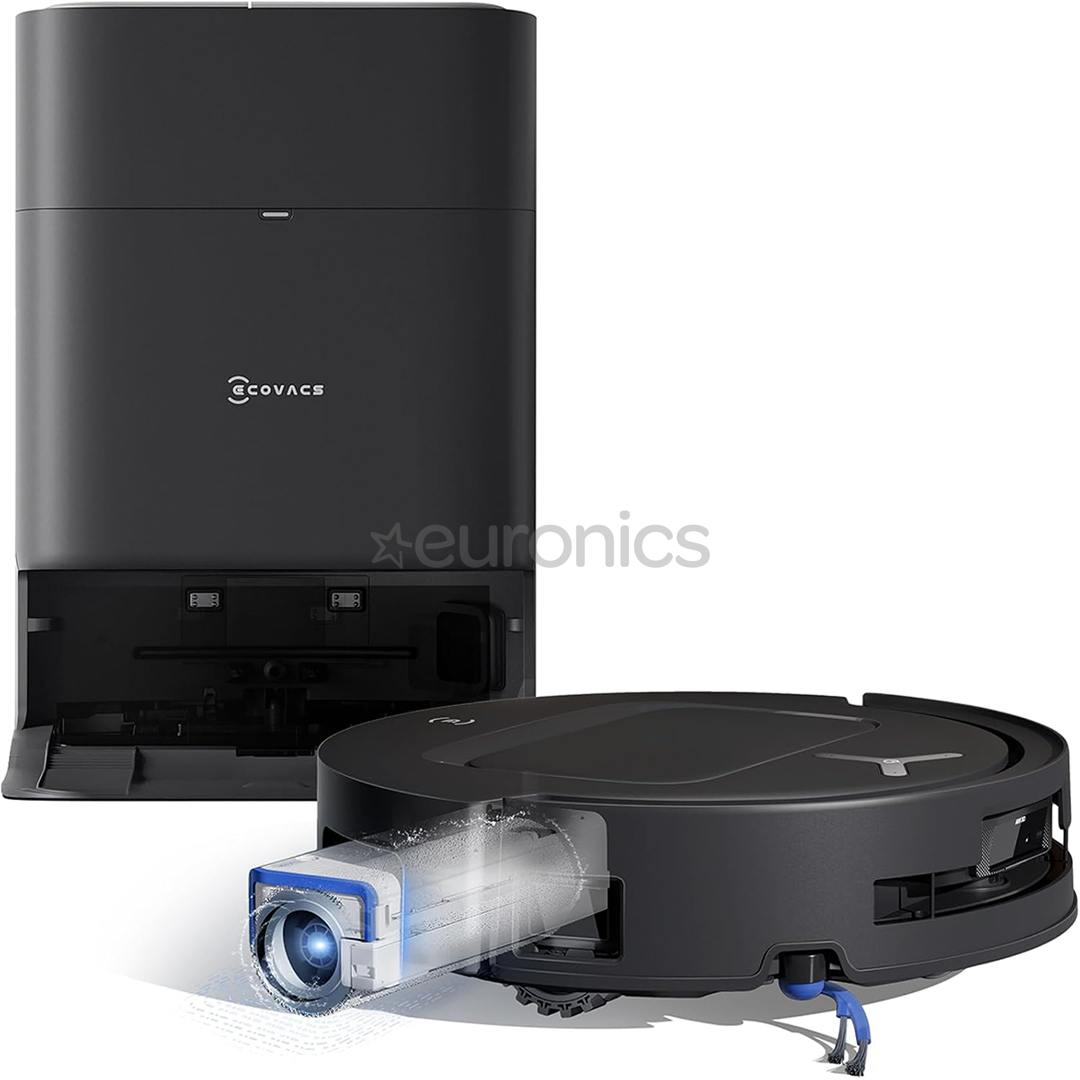 Ecovacs Deebot T80 Omni, Wet & Dry, melna - Robots putekļu sūcējs