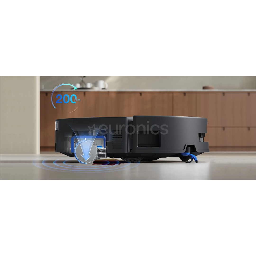 Ecovacs Deebot T80 Omni, Wet & Dry, melna - Robots putekļu sūcējs