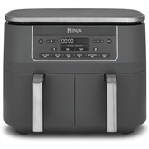 Ninja 6-in-1 Dual Zone, 7.6 L, 2470 W, tumši pelēka - Karstā gaisa friteris