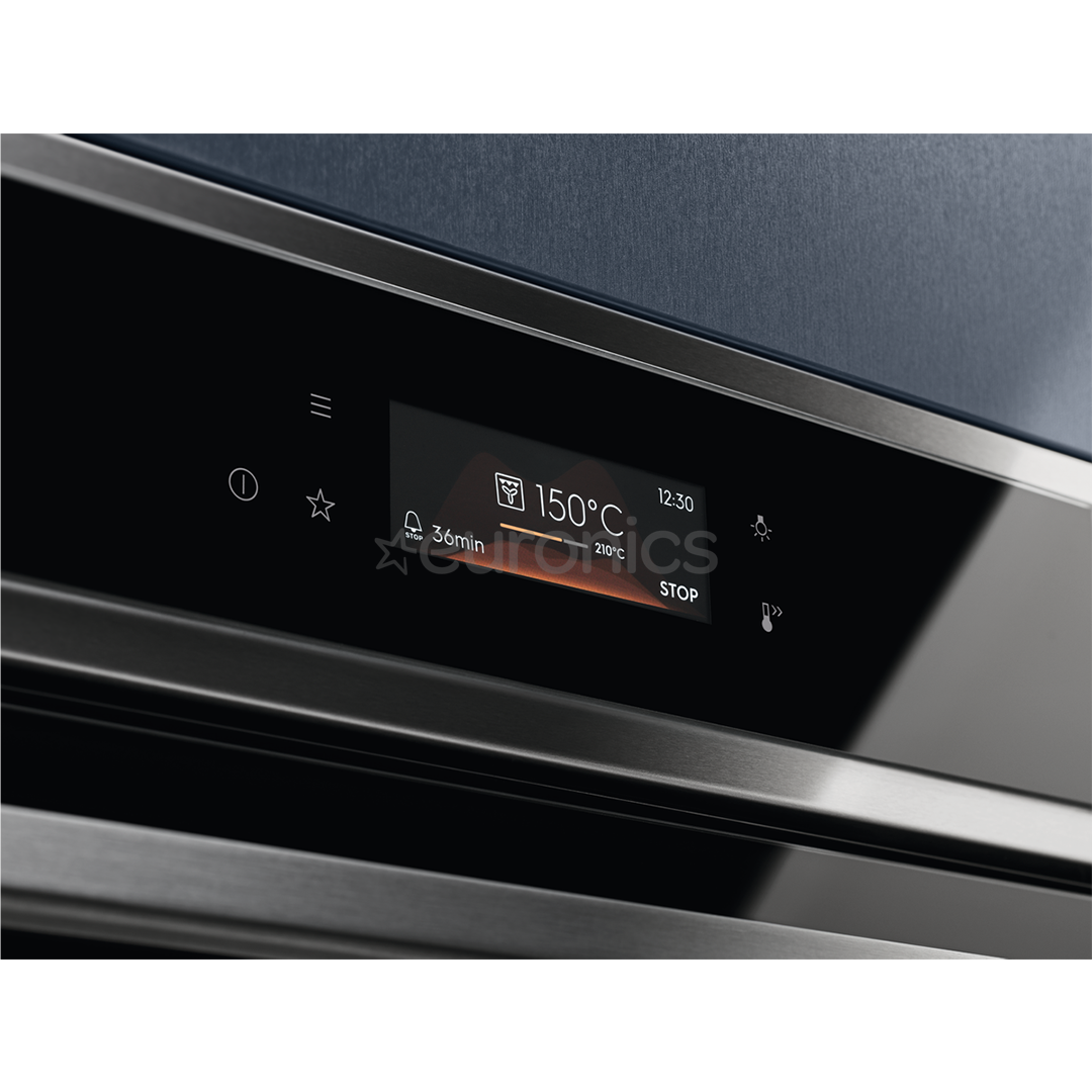 Electrolux, 44 L, mikroviļņu funkcija, nerūsējošā tērauda - Kompakta iebūvējamā mikroviļņu krāsns ar grilu